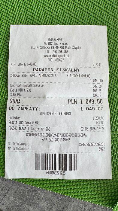 AirPods 2 pro na gwarancji