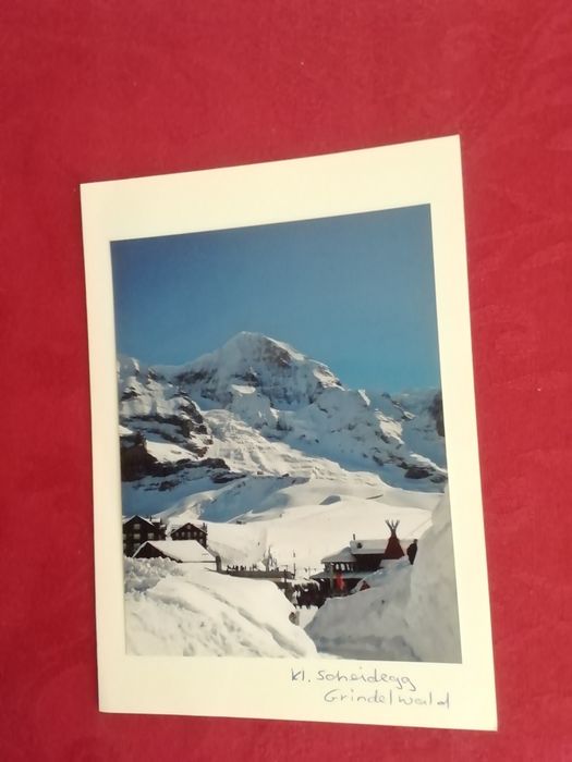 Postal com foto de Grindelwald, Suiça