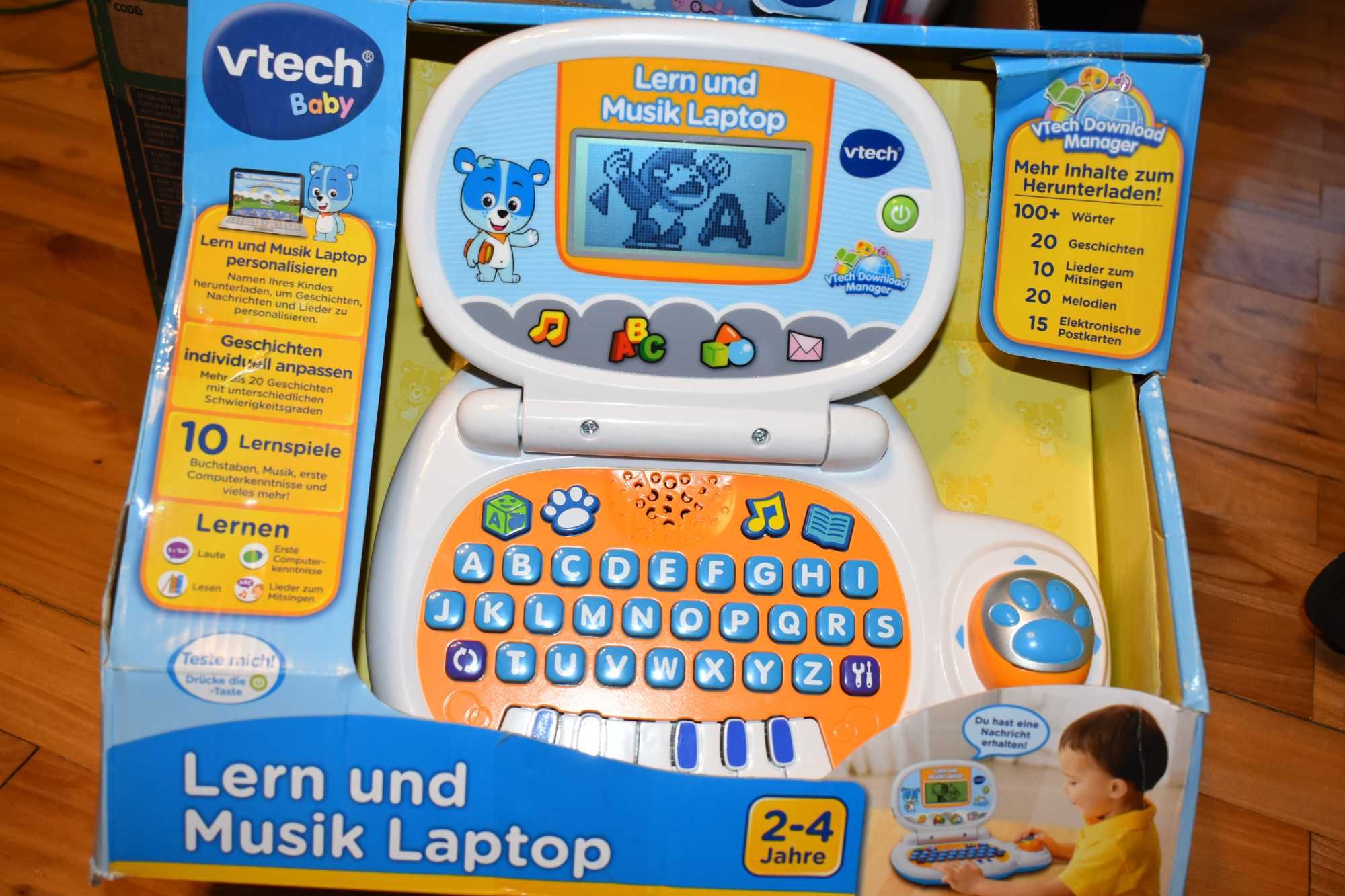 Komputerek lern und musik laptop genius Vtech dla dzieci