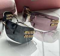 Hit Okulary Miu Miu! Premium jakość! Dwa kolory! Dostępne od ręki