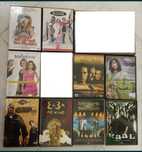 Vários títulos de ação, aventura, terror, romance, DVD.