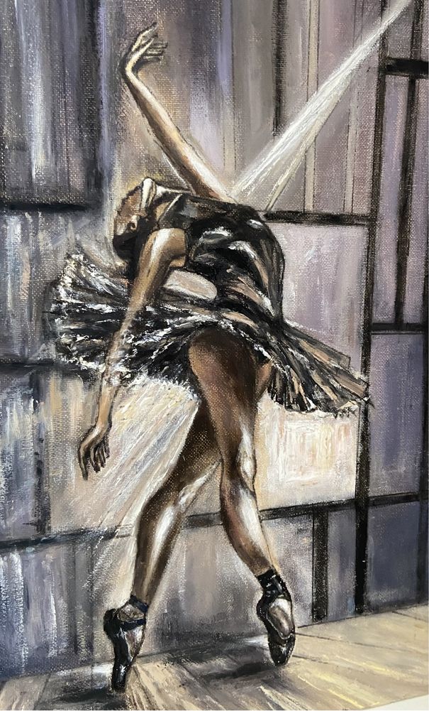 Картина живопись «Танцовщица». Балет.