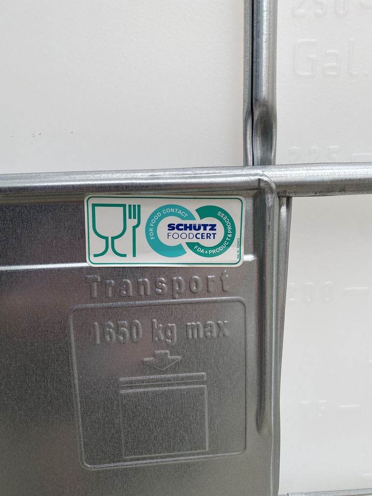 Zbiornik,paletopojemnik,mauzer,pojemnik 1000l czysty po spożywce.