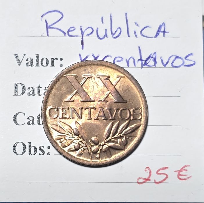 XX centavos 1949 soberba