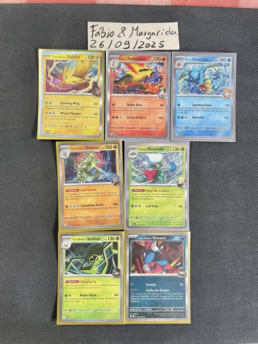 Cartas Pokémon 1€ cada