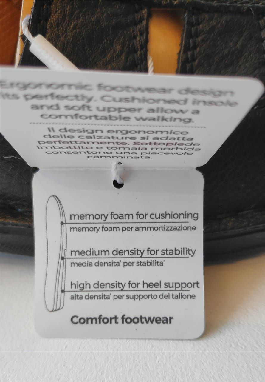 Новые, удобные,  кожаные сандали с эффектом памяти!