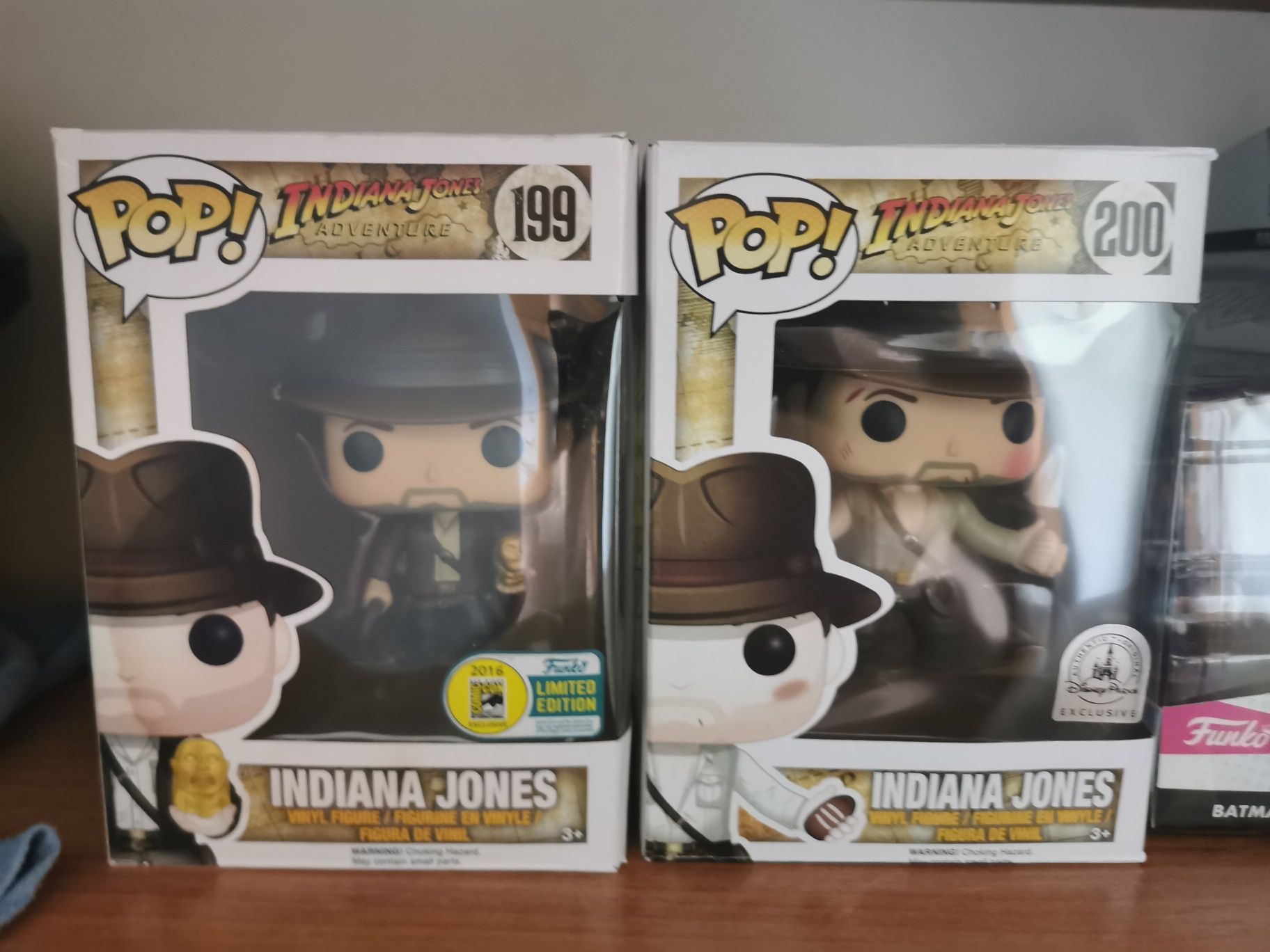 Indiana Jones funko pop 199 i 200