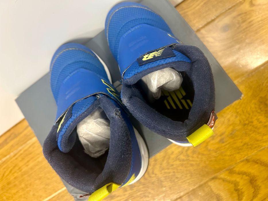 New Balance buty zimowe na rzep niebieskie roz.30