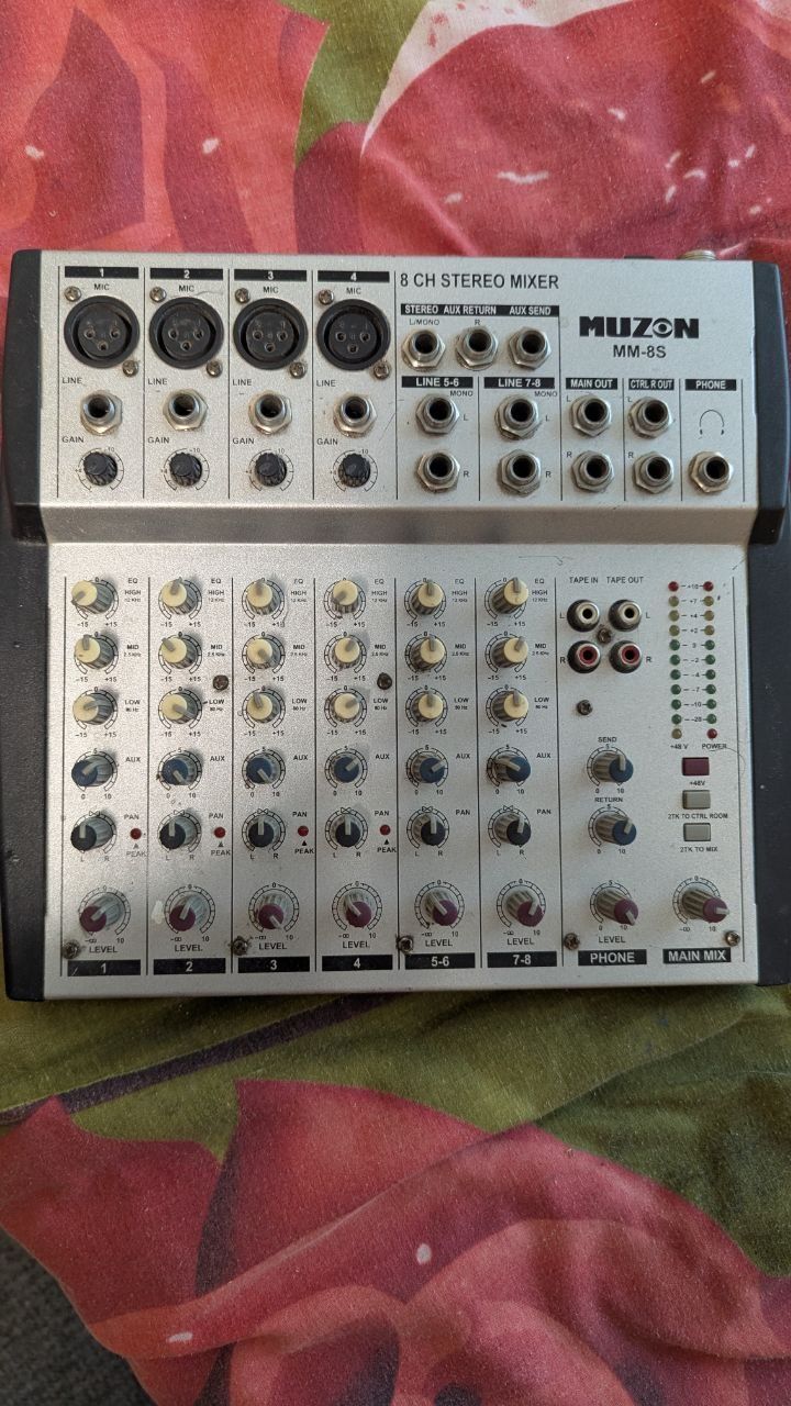 Микшерный Пульт Muzon MM-8S