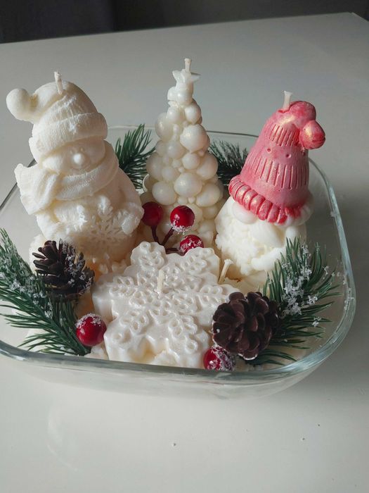 Świece sojowe wolnostojące