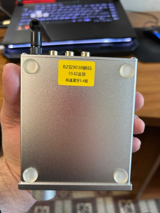 DAC ЦАП 2xES9038Q2M | підсилювач для навушників | USB Bluetooth