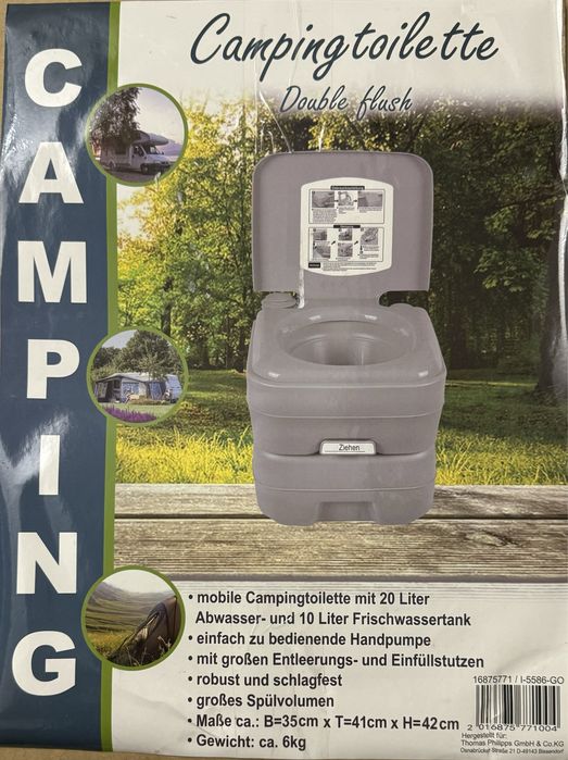 Біо туалет мобільний кемпінг Thomas Philipps GmbH Німеччина В42Ш35Г41