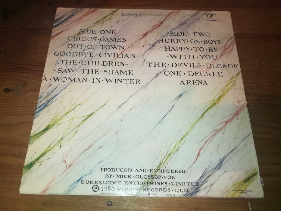 SKIDS   (Punk-New Wave) - The Absolute   Game LP