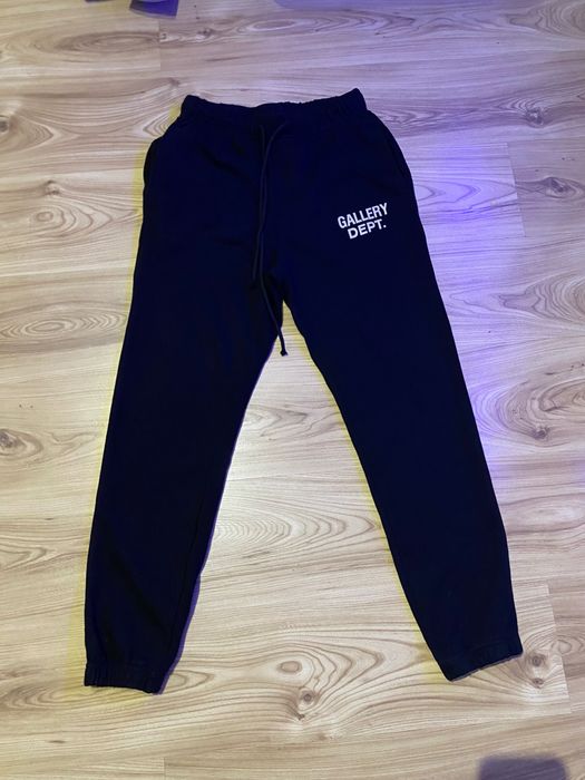 Spodnie Gallery Dept sweatpants czarne