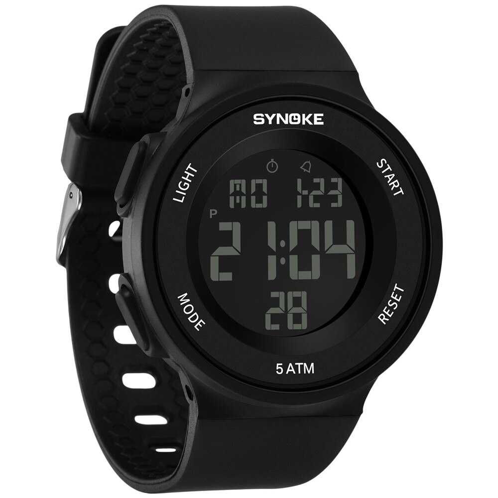 Sportowy Zegarek elektroniczny Synoke cyfrowy LED unisex stoper