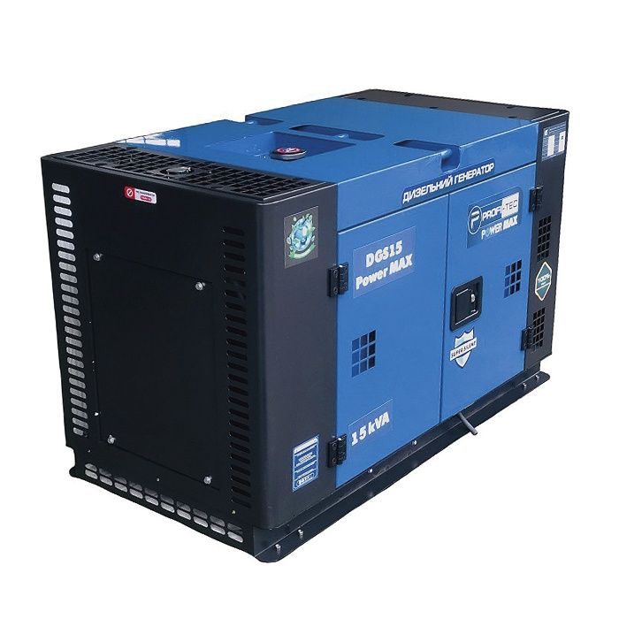 Генератор дизельний PROFI-TEC DGS15-3 Power MAX 15кВА/12кВт, 380V