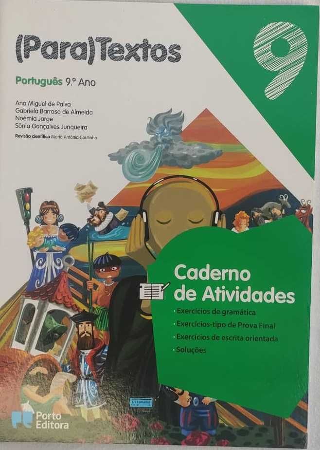 Livro de atividades português (Para)Textos 9º ano NOVO