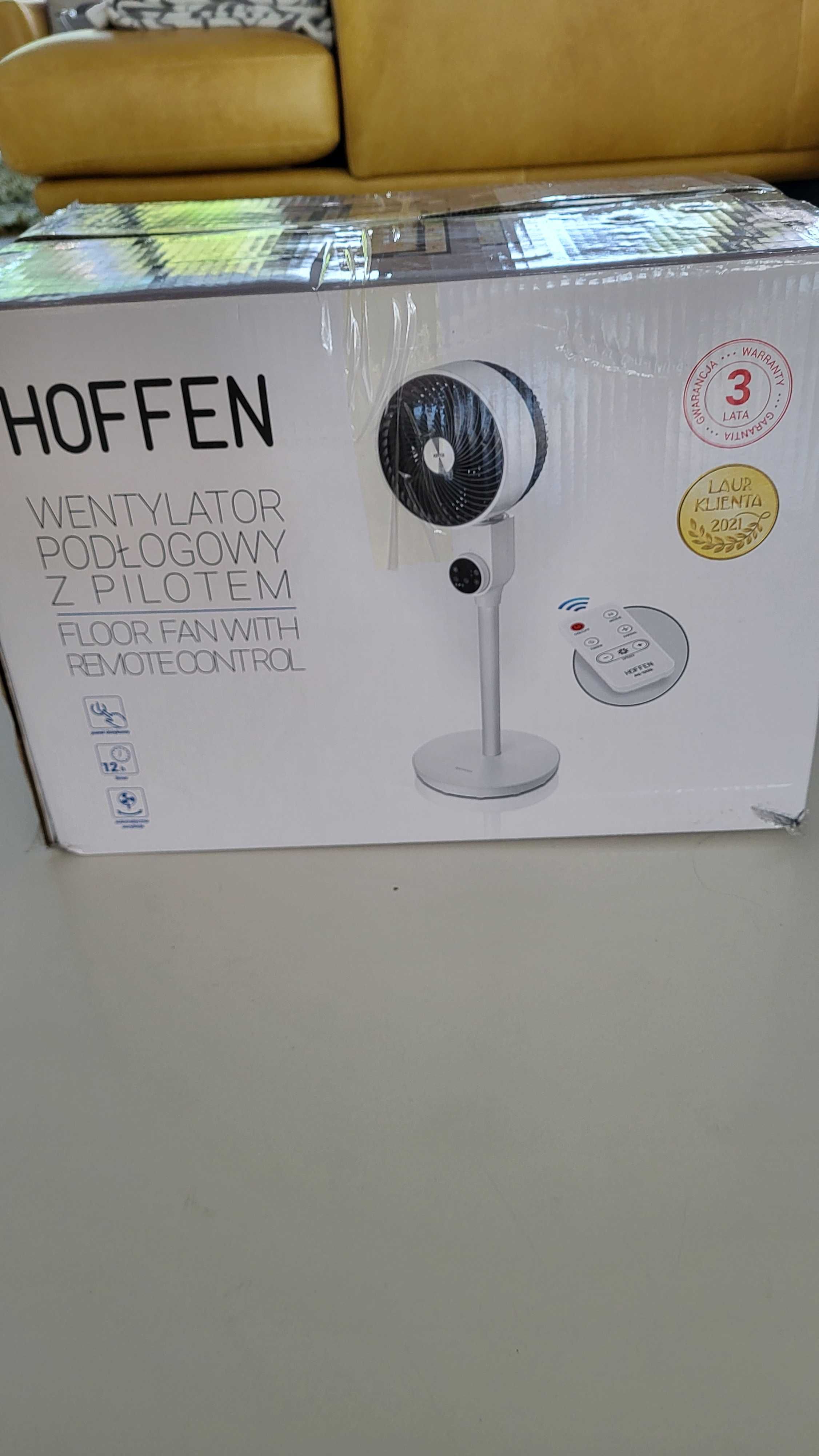 Wentylator podlogowy z pilotem marki HOFFEN