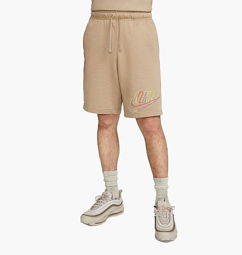 Оригінальні чоловічі шорти Nike CLUB FLEECE+ FRENCH TERRY SHORTS BEIGE