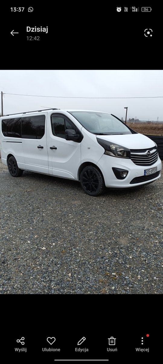 Ładny i zadbany Opel Vivaro 8 osobowy