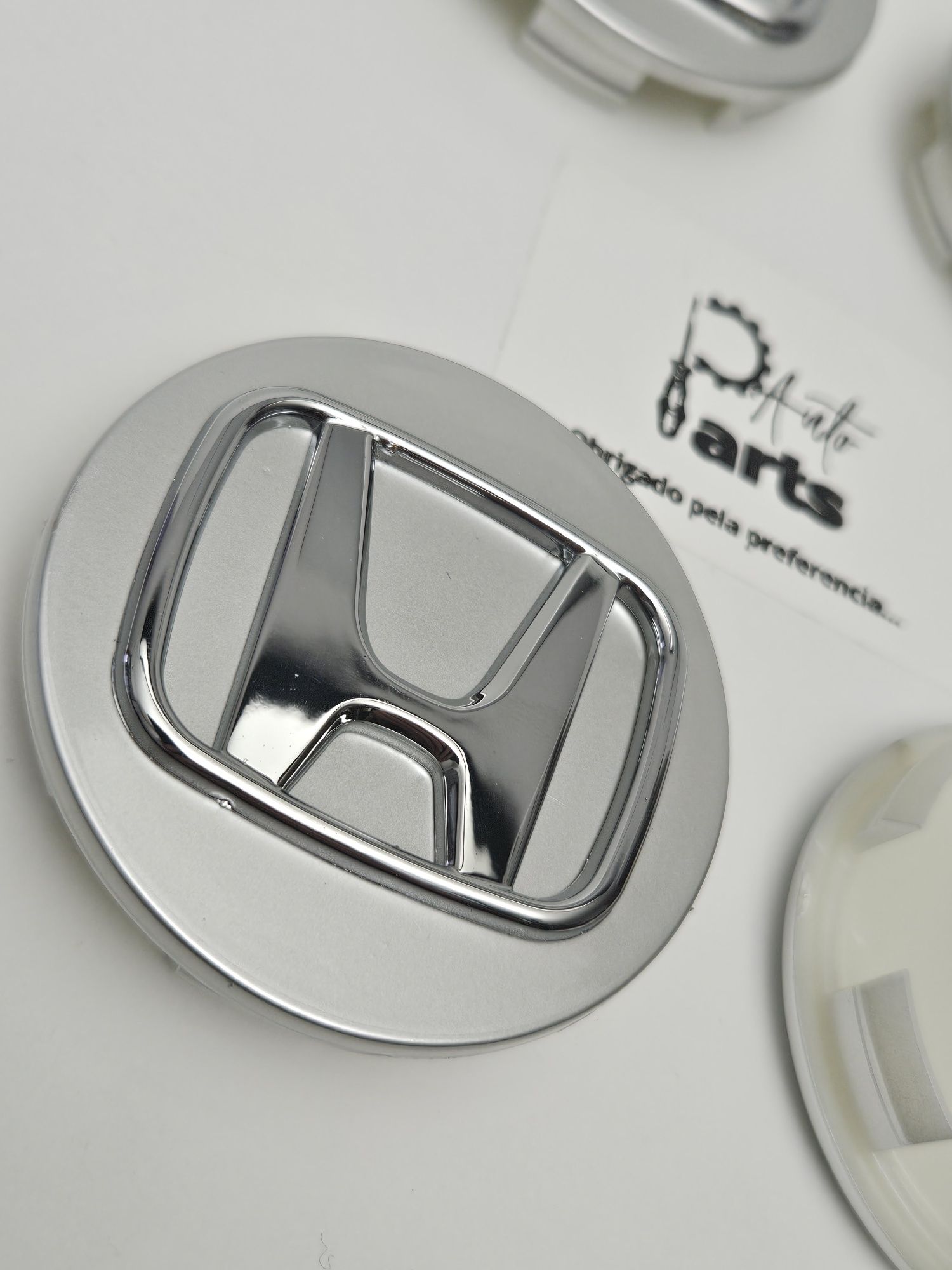 Centros de jante Honda 69mm Cinza metalizado