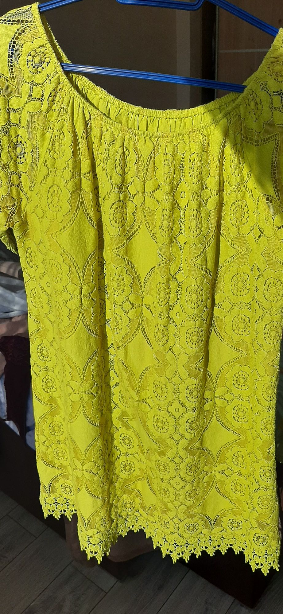 Новое летнее ажурное женское платье 48 размера