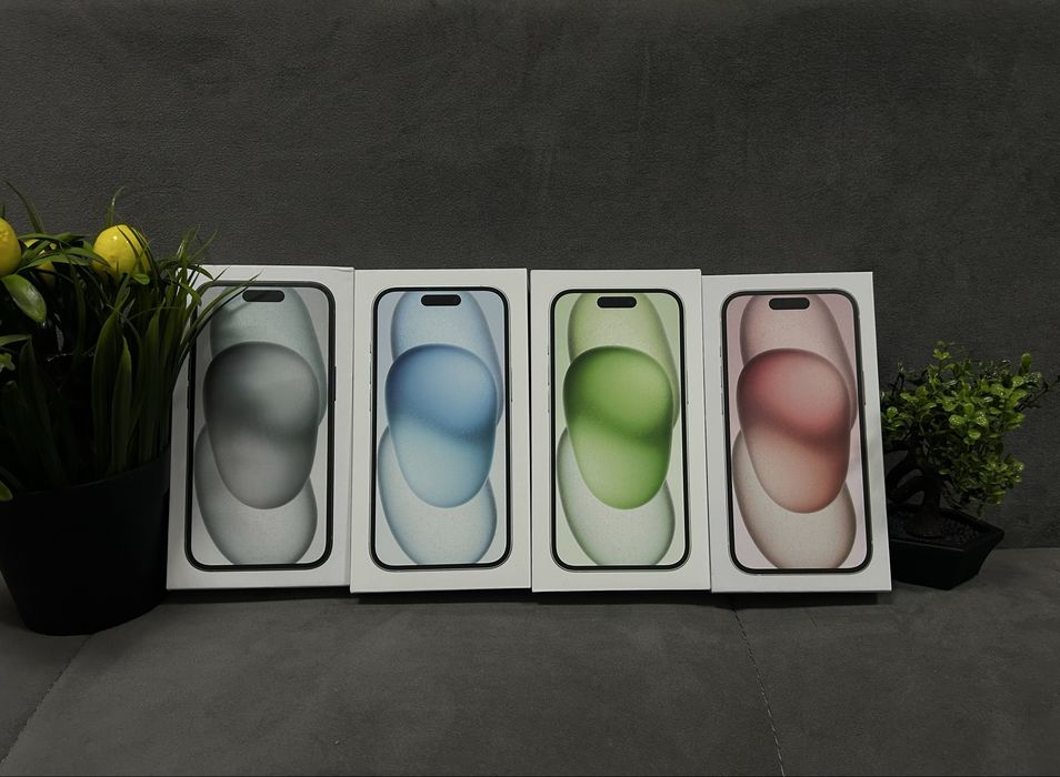 Новий iPhone 15 plus (128/256)gb Neverlock black,blue,green,pink