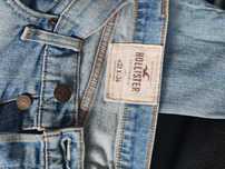 Hollister, denim, Levis Lee, rozm. 32x34, stan bdb., błękitne