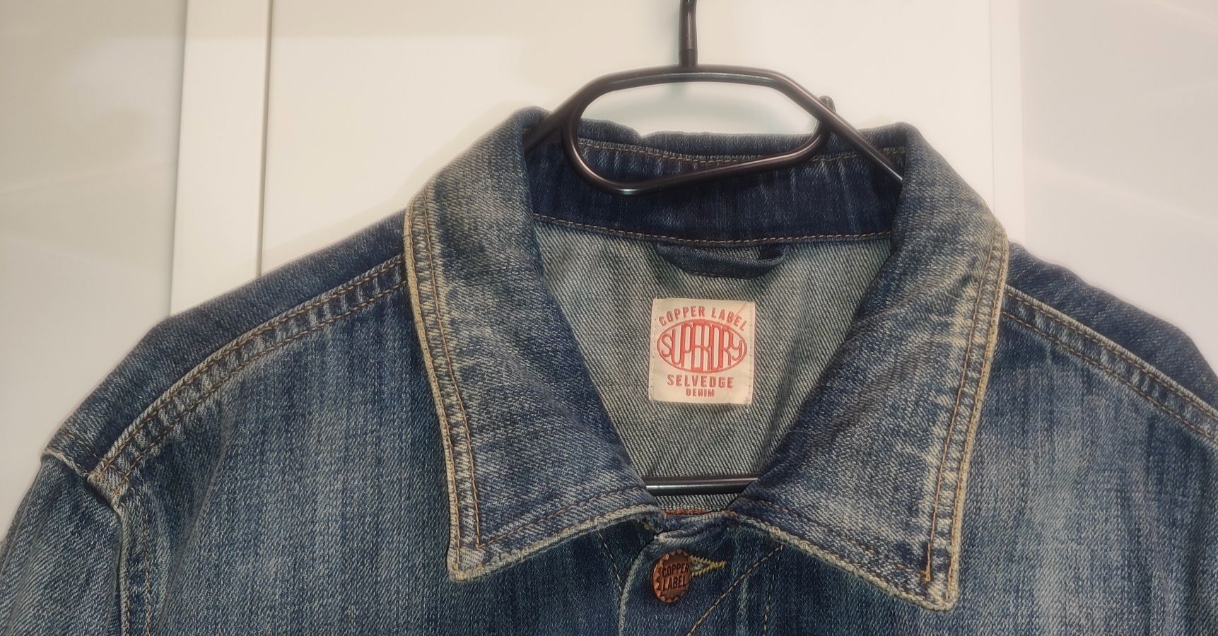 Kurtka Superdry r. L / XL katana jeansowa
