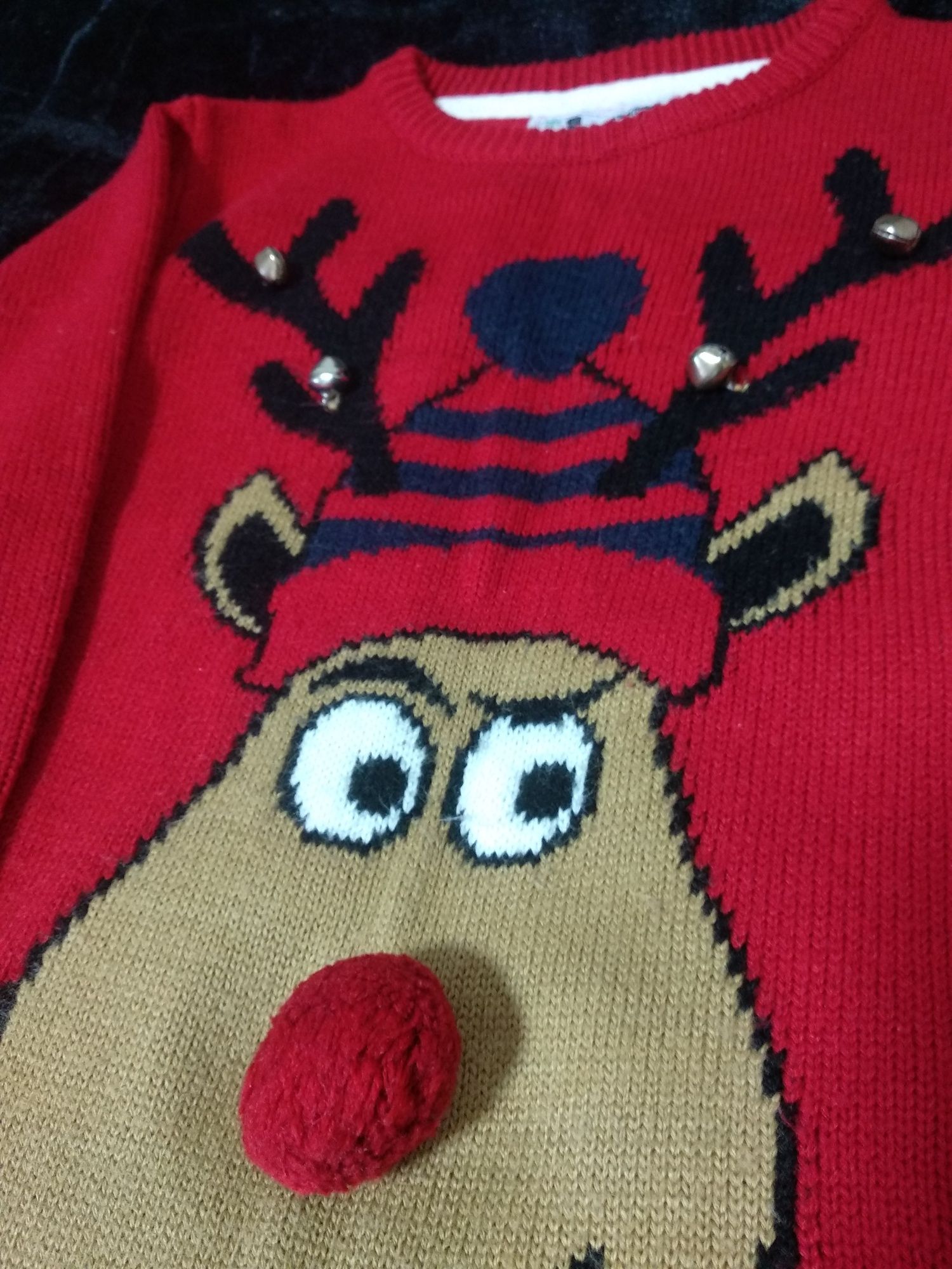 Рождественский новогодний свитер, свитер на Новый год, Фэмили лук