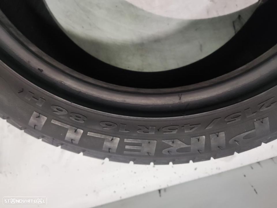2 pneus semi novos 215-45r16 pirelli - oferta dos portes