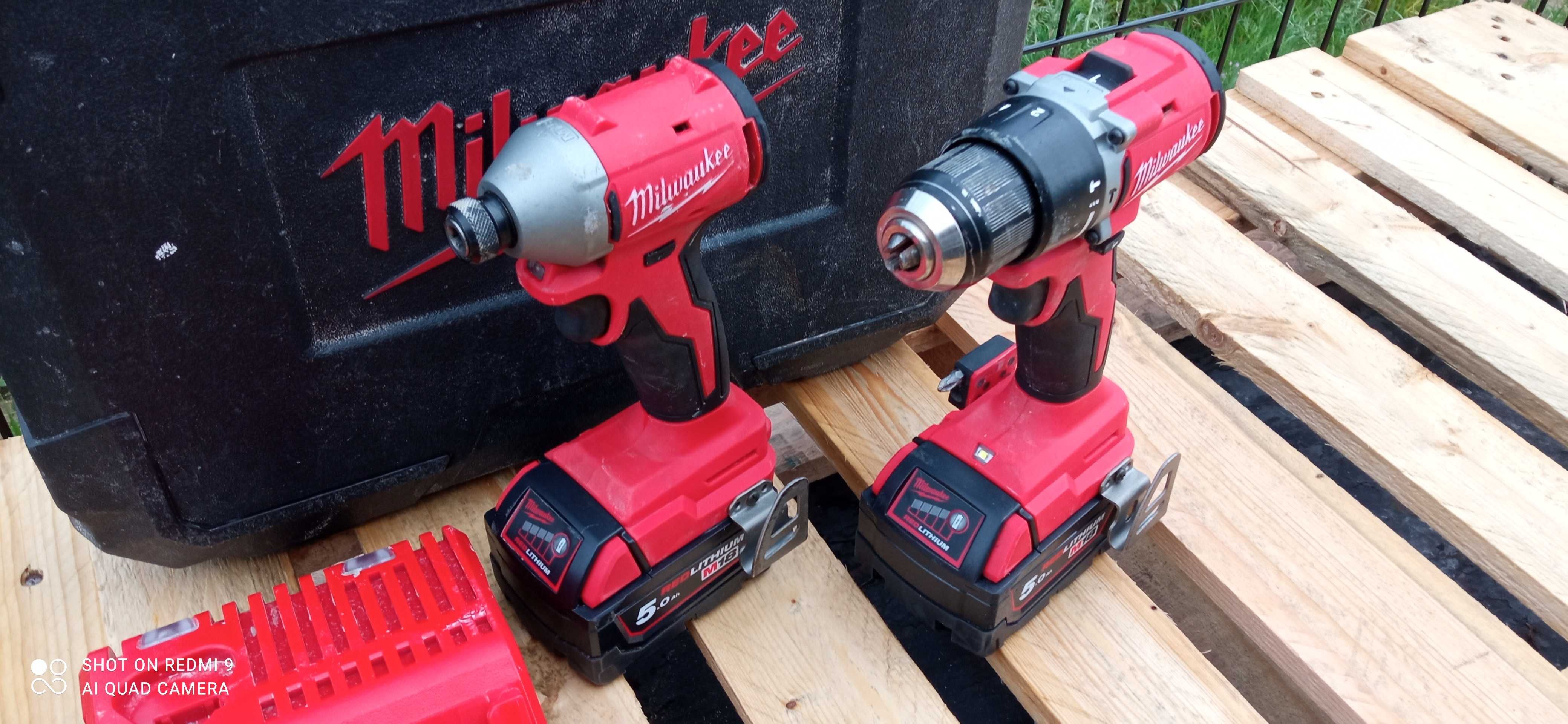 Wkrętarka i Zakrętarka Milwaukee M18 2x 5ah BLCPP2A-502C 18v