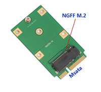 Conversor/Adaptador M.2 NGFF SSD Para MSATA SSD