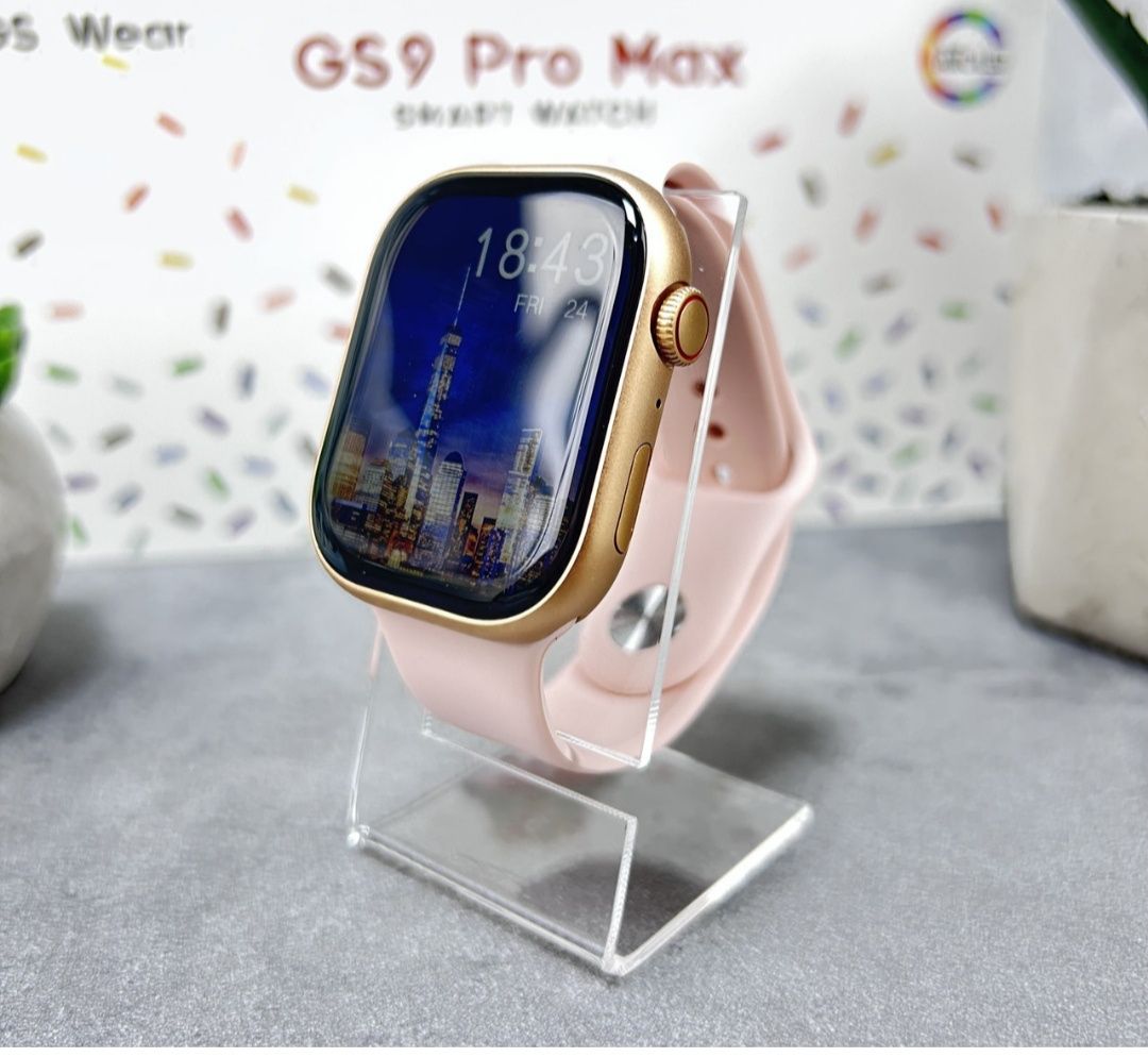 Годинник Smart Watch GS9 Pro Max 45mm з укр. мовою, gold
