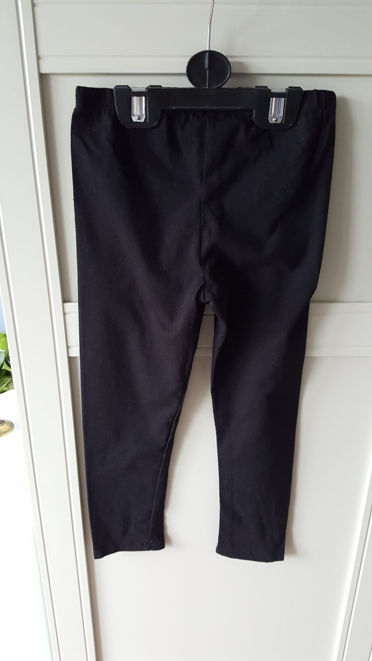 2 pary legginsow czarne i moro One Step Up r.5lat 110cm