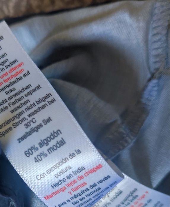 Якісна піжама з бавовни та модалу у квітковий принт