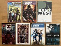 7 Komiksów - NinjaK+Ghostbusters+East of West+X-men+Zombie+ThomasAlsop