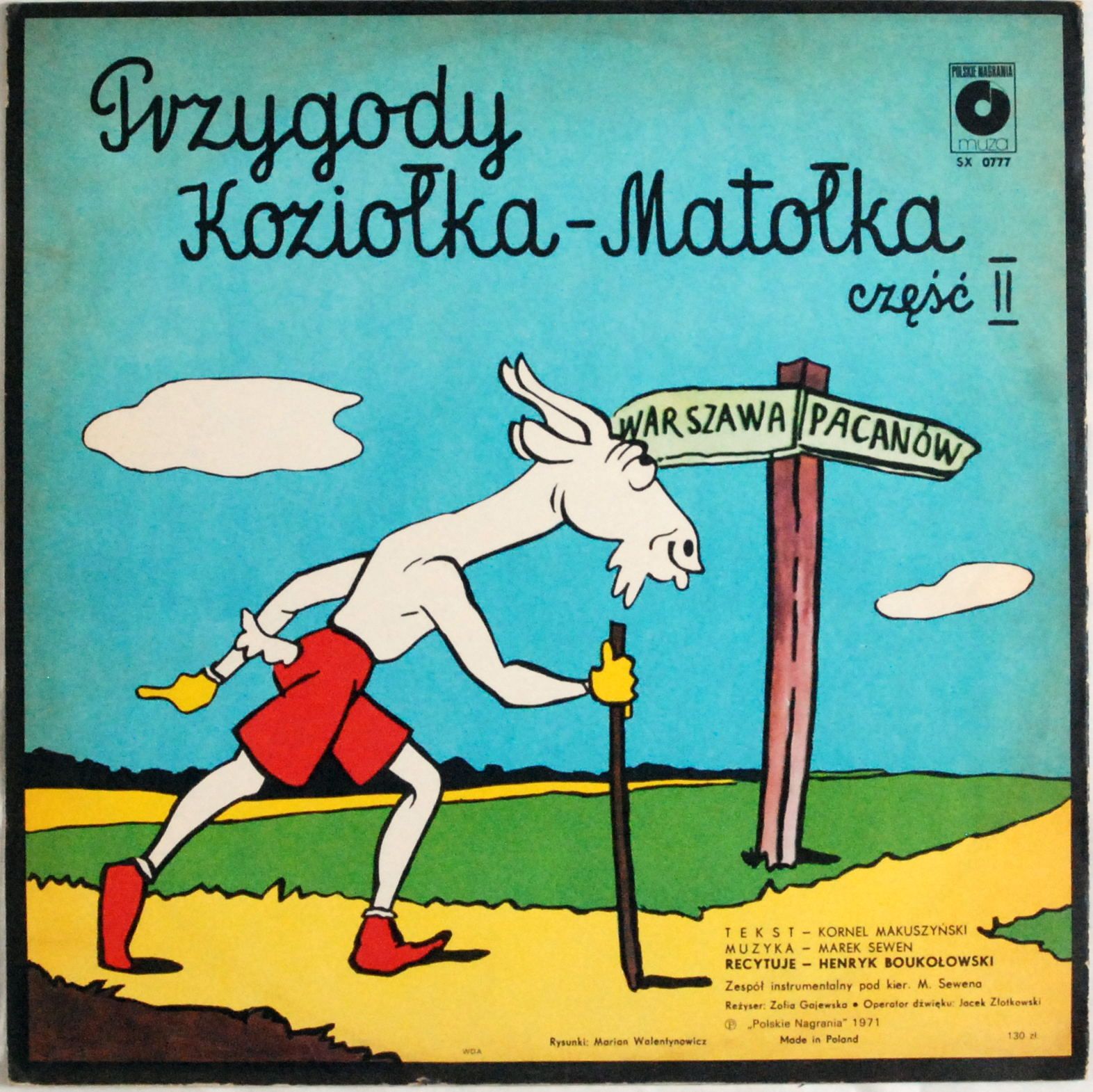Przygody Koziołka Matołka - Część I i II (SX 0777) s.EX-