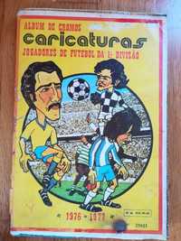 Caderneta de cromos "Caricaturas" 1976-77
