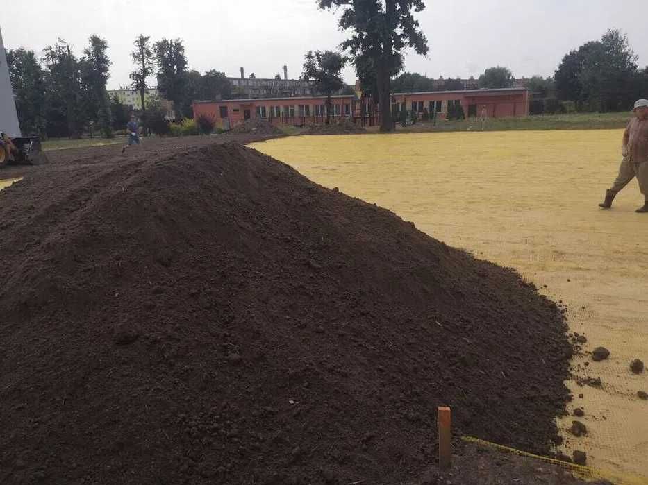 Ziemia ogrodowa, czarnoziem, pod trawnik ogródek przesiewana TRANSPORT