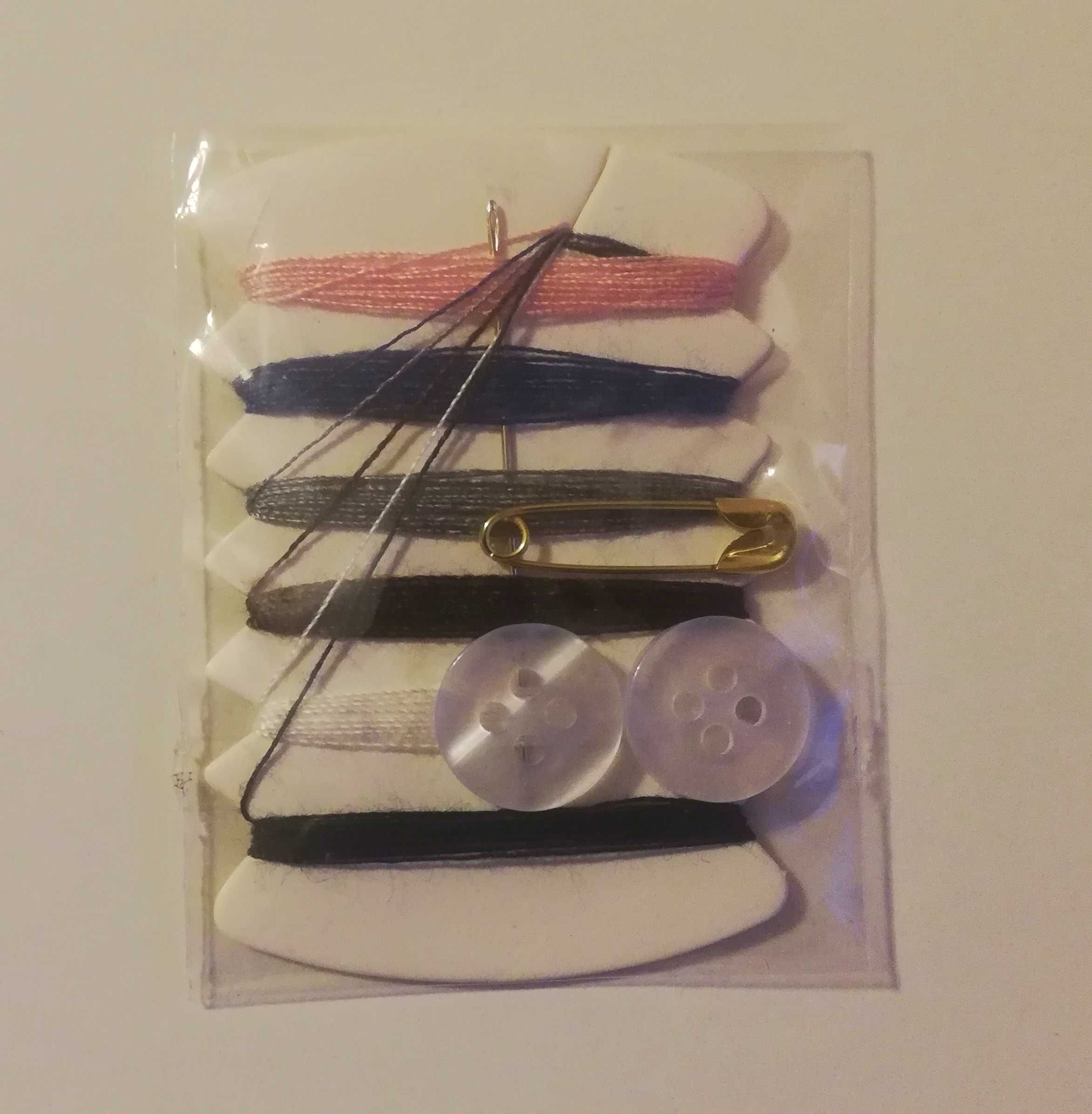 igielnik zapasowy podróżny hotelowy awaryjny Sewing Kit zestaw szycia
