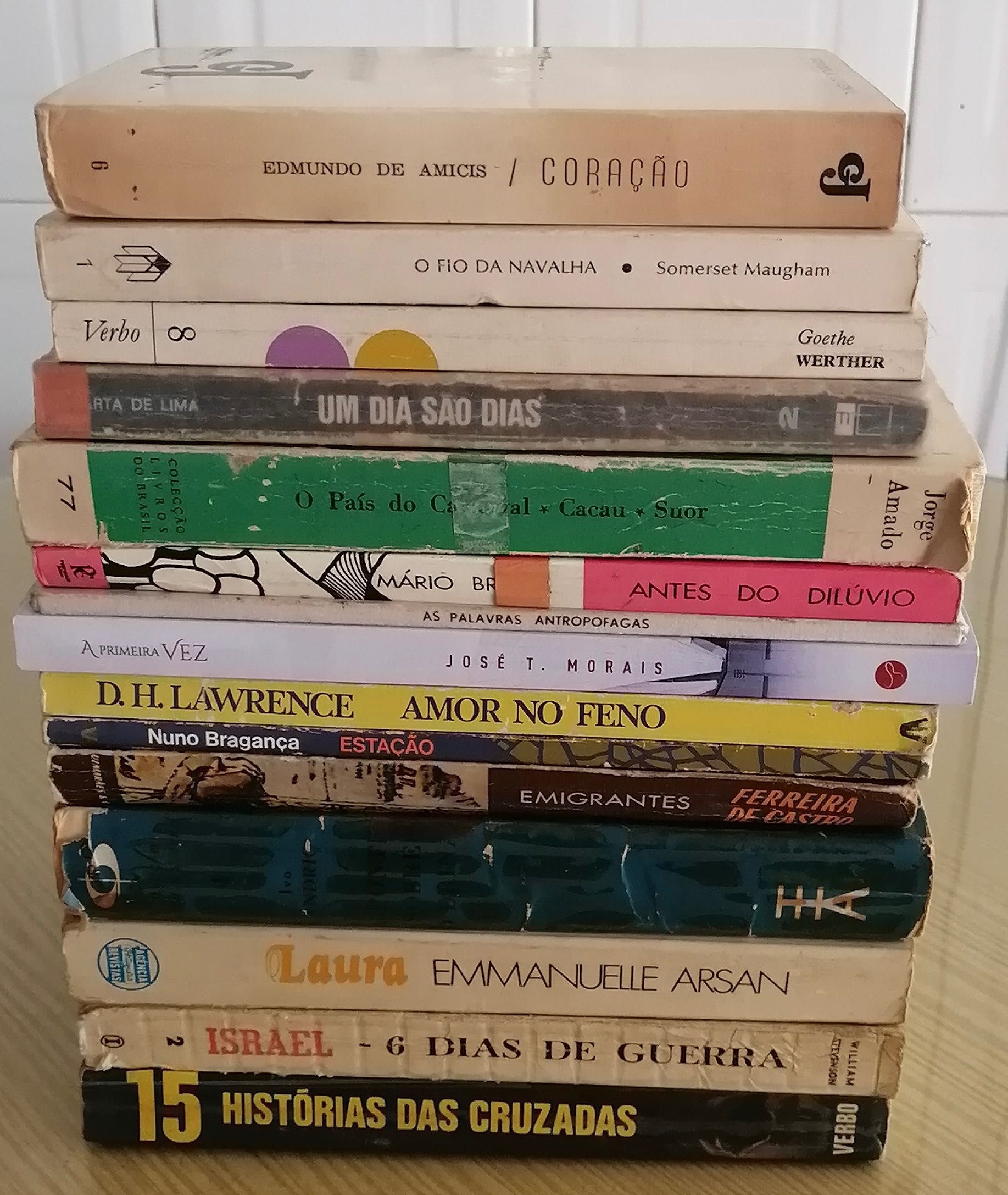 lote de livros variados