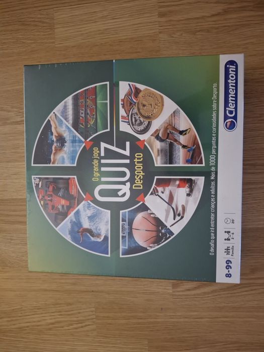 Jogo tabuleiro Quiz Desporto, novo