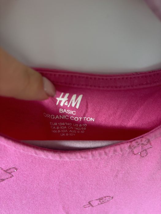 Sukienka różowa, H&M, 134/140