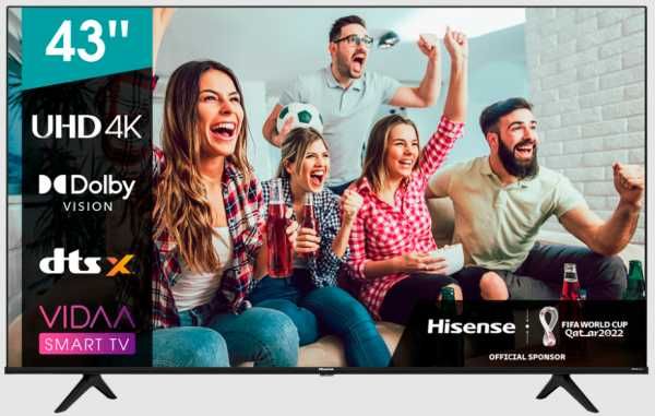 Hisense Smart TV 4K - 43" com Dolby Vision