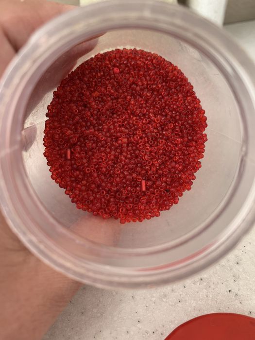 Залишки бісеру оптом 1.5 кг