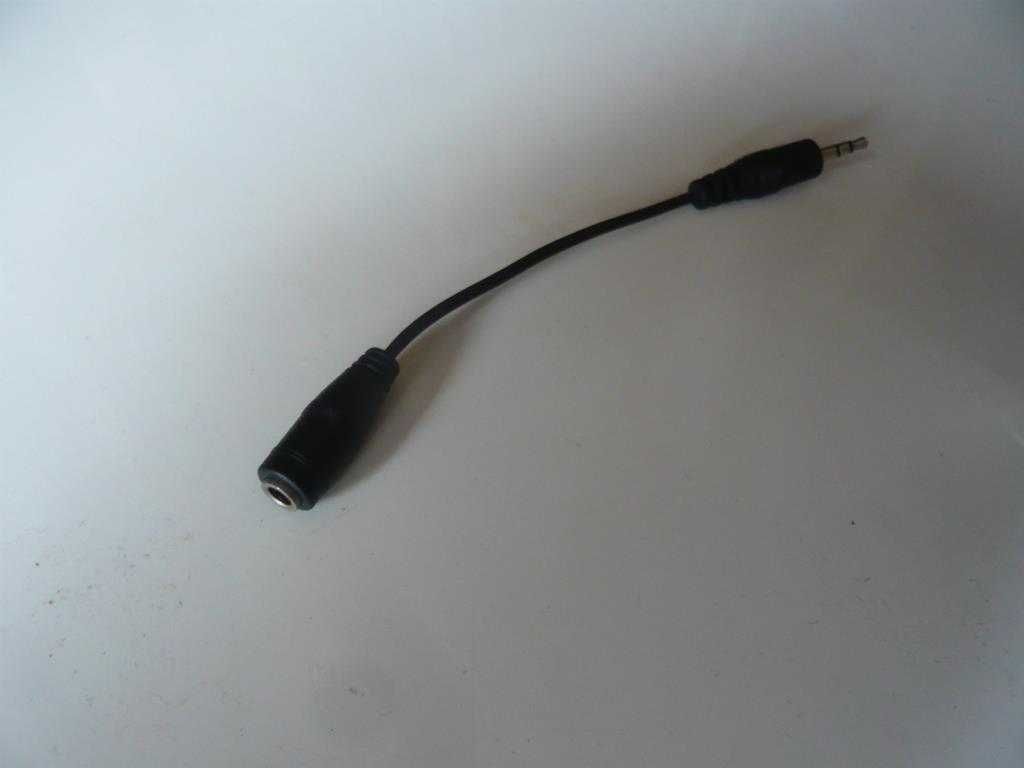 Adaptador jack 2,5 para 3,5 mm