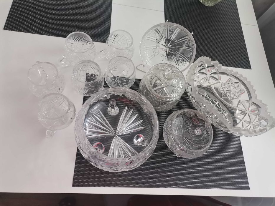 Kryształy różne 11 sztuk zestaw