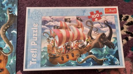 Trefl puzzle 100 piraci kraken