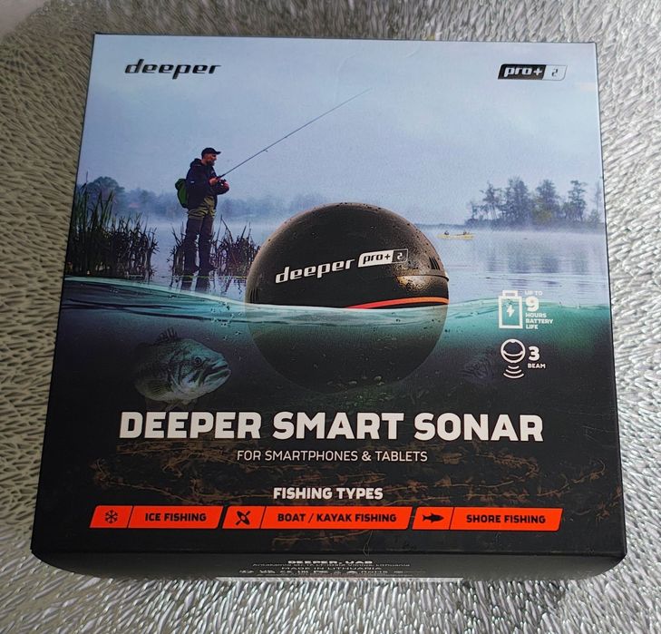 Echosonda Deeper Pro+ 2 Jak Nowa Komplet Ładowarka Gwarancja